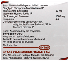 Ignalis M 50/1000 Tablet 10